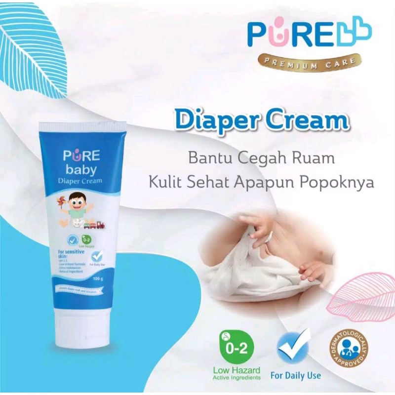 Purebb Diaper Cream 100 gr &amp; 200 gr/ cream bayi