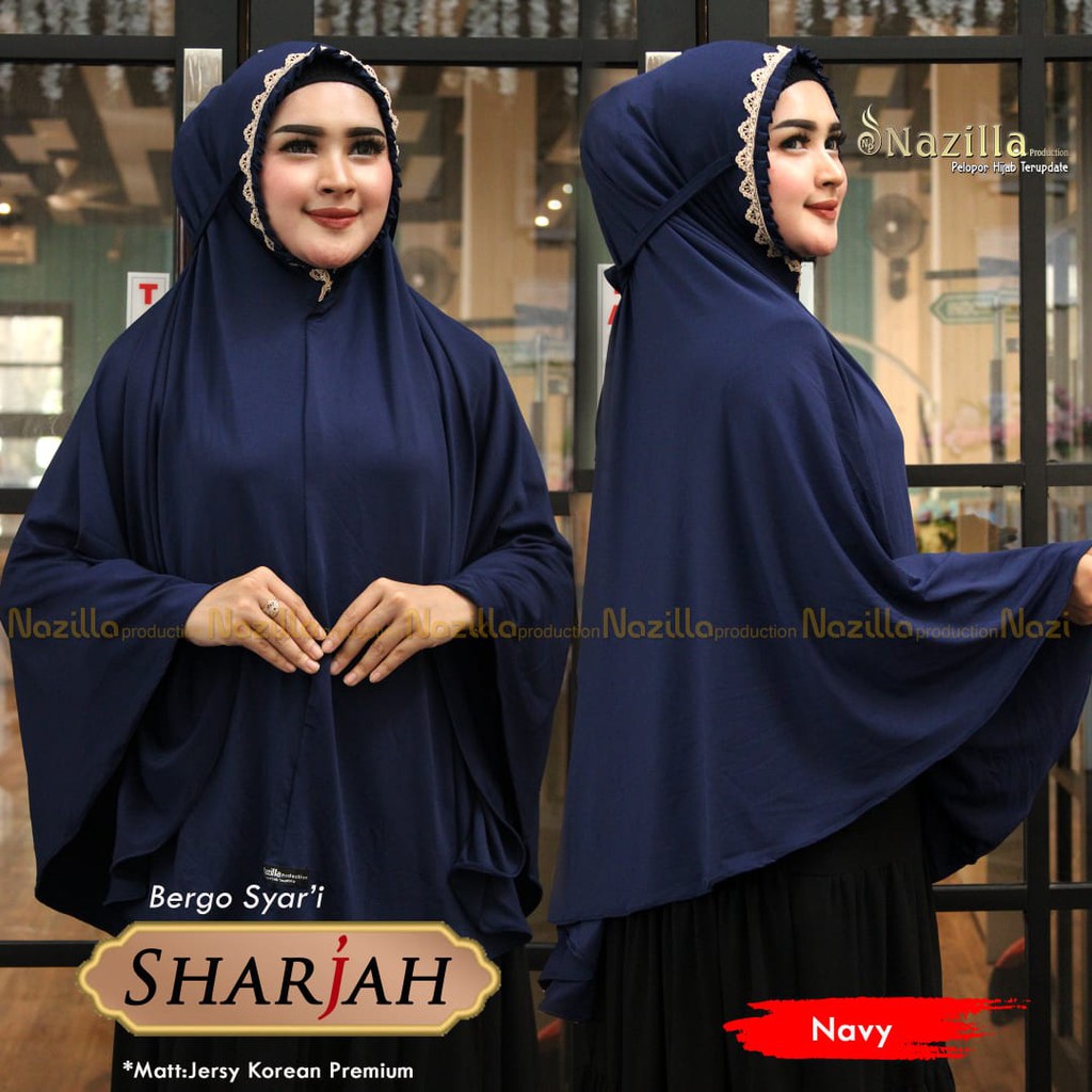 HIJAB INSTANT SHARJAH MASKER ORI AZZAHRA