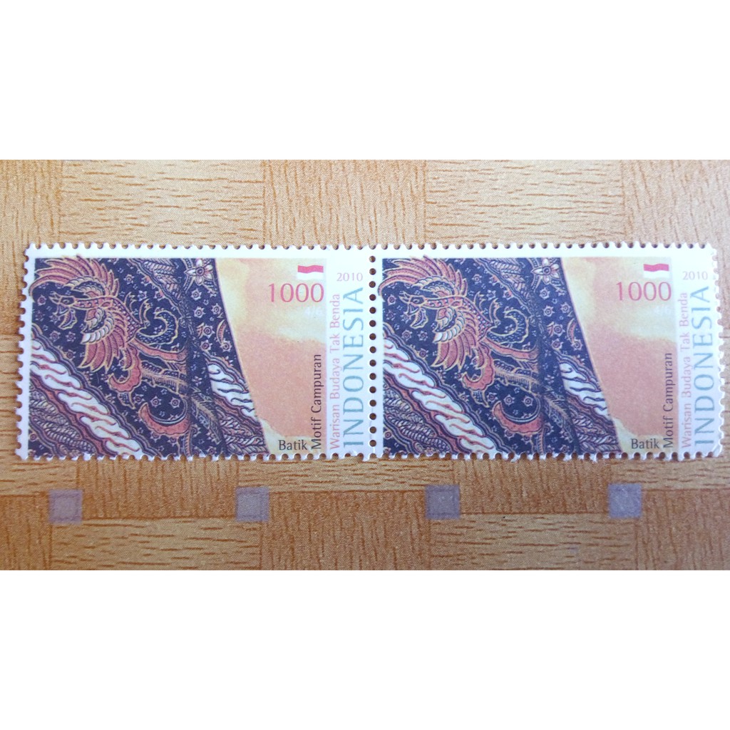 

2 Perangko Indonesia seri batik 2010