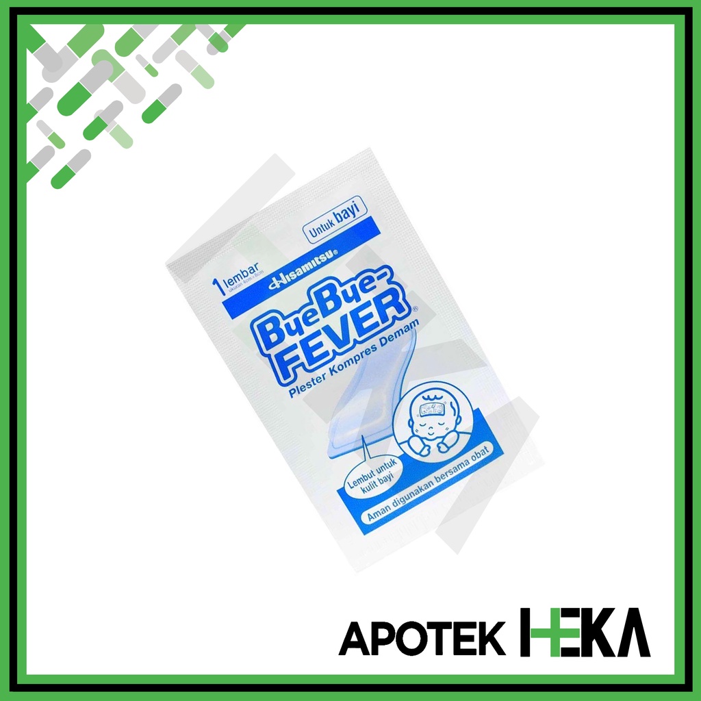 Byebye Fever Bayi - Plaster Kompres Demam Bayi Sachet isi 1 (SEMARANG)