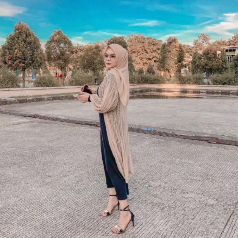 Savalia | ORI LACE OUTER /JASMINE OUTER/ CARDIGAN wanita lengan panjang brukat balon import