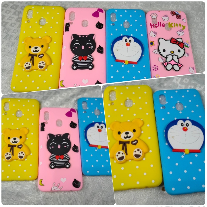 SOFT CASE TIMBUL KACA KARAKTER REDMI S2