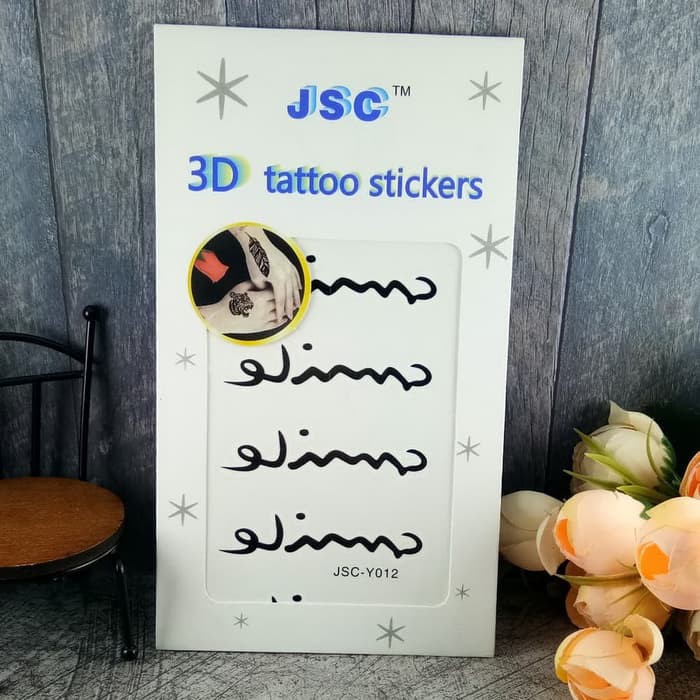 CLEARANCE SALE - JSC Tattoo Sticker Stiker Tato Fake Mudah Dipasang Dan DIhapus