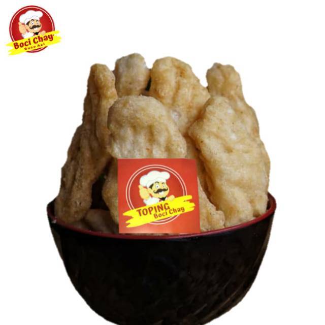 

Batagor Kering Lidah Toping Baso aci 1bungkus isi 10pcs