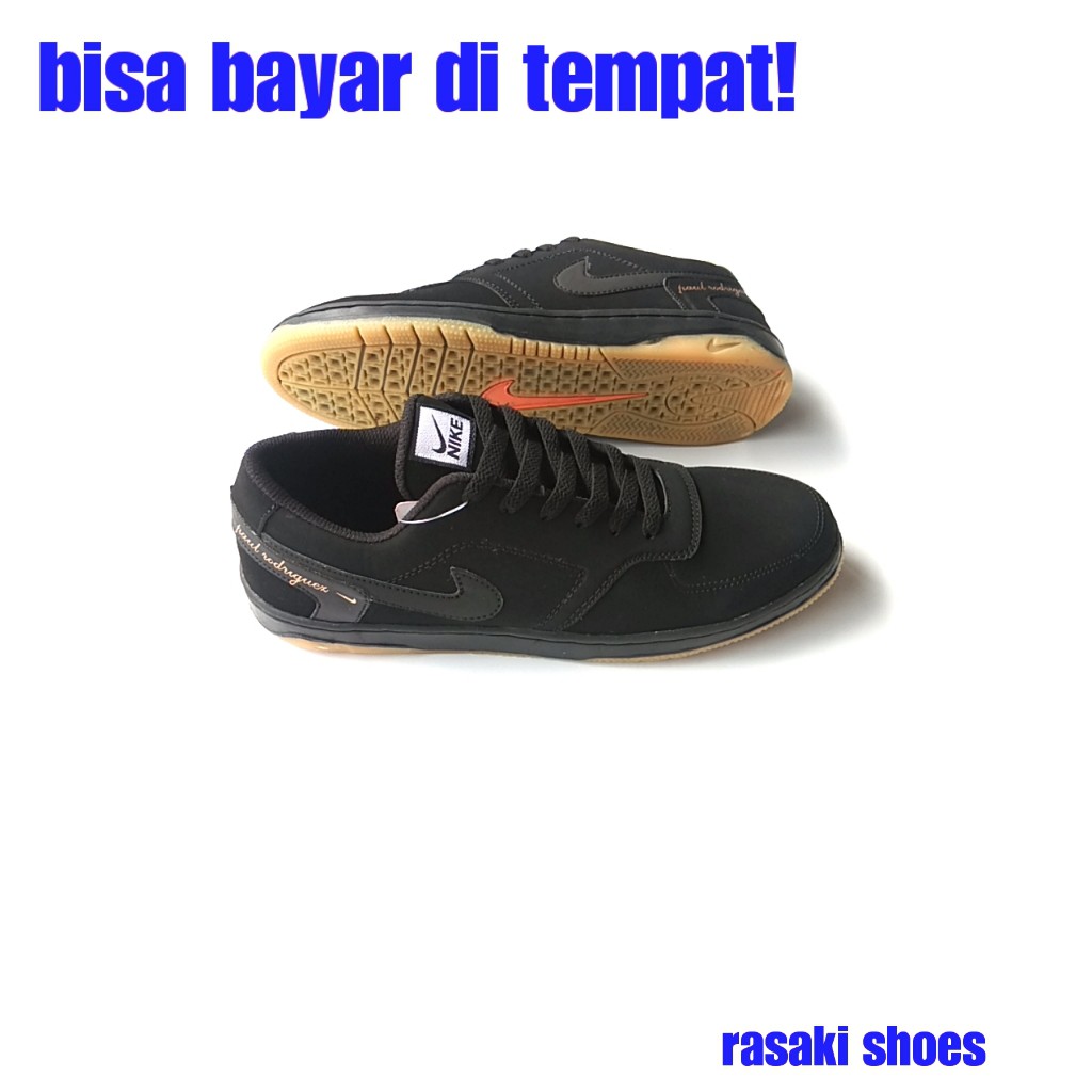 Sepatu NIKE9 Rodriguez Sepatu Pria dan Wanita Sepatu Casual Sepatu Sekolah Warna Hitam / Full Black