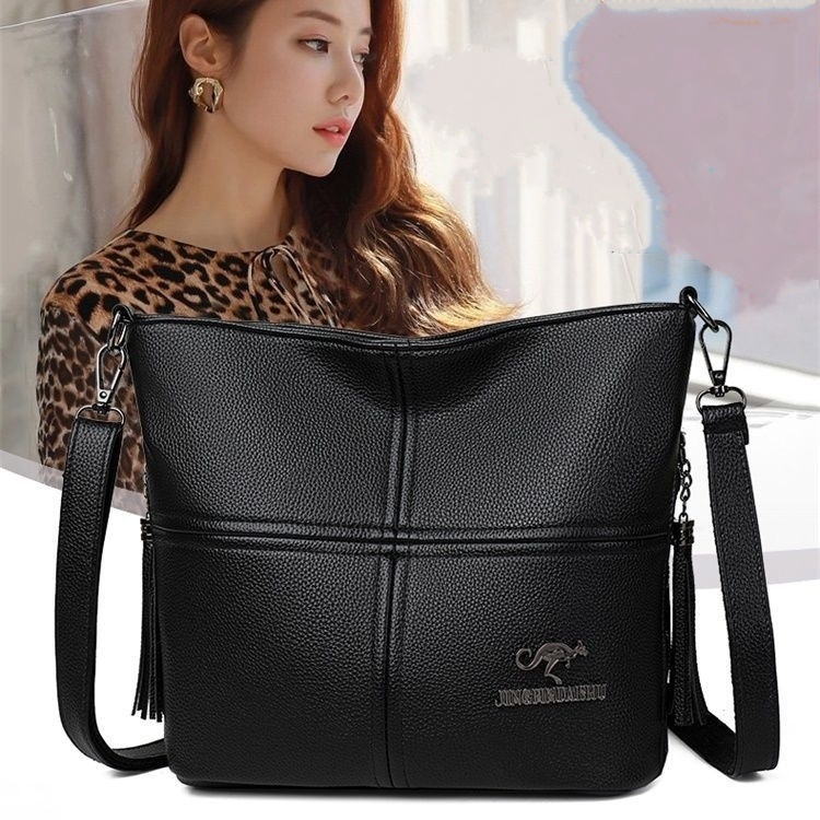 TAS SELEMPANG WANITA BRANDED KULIT HITAM NADIAN KOREA SLING BAG CASUAL IMPORT REMAJA KEKINIAN SIMPLE FASHION TA671B5 CEWEK MURAH PREMIUM BATAM