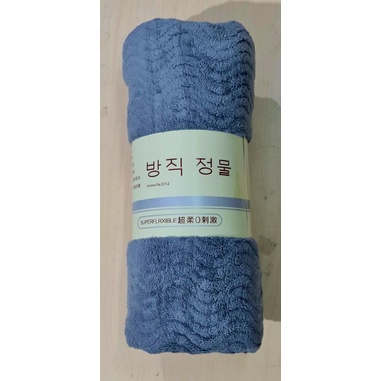 Handuk Mandi Dewasa Jumbo Microfiber Korea 방직 정물 Superfrxible  Size 140x70 cm