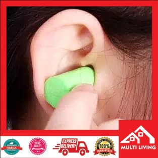 Penutup TELINGA busa - Ear Plug penyumbat telinga dari suara BISING