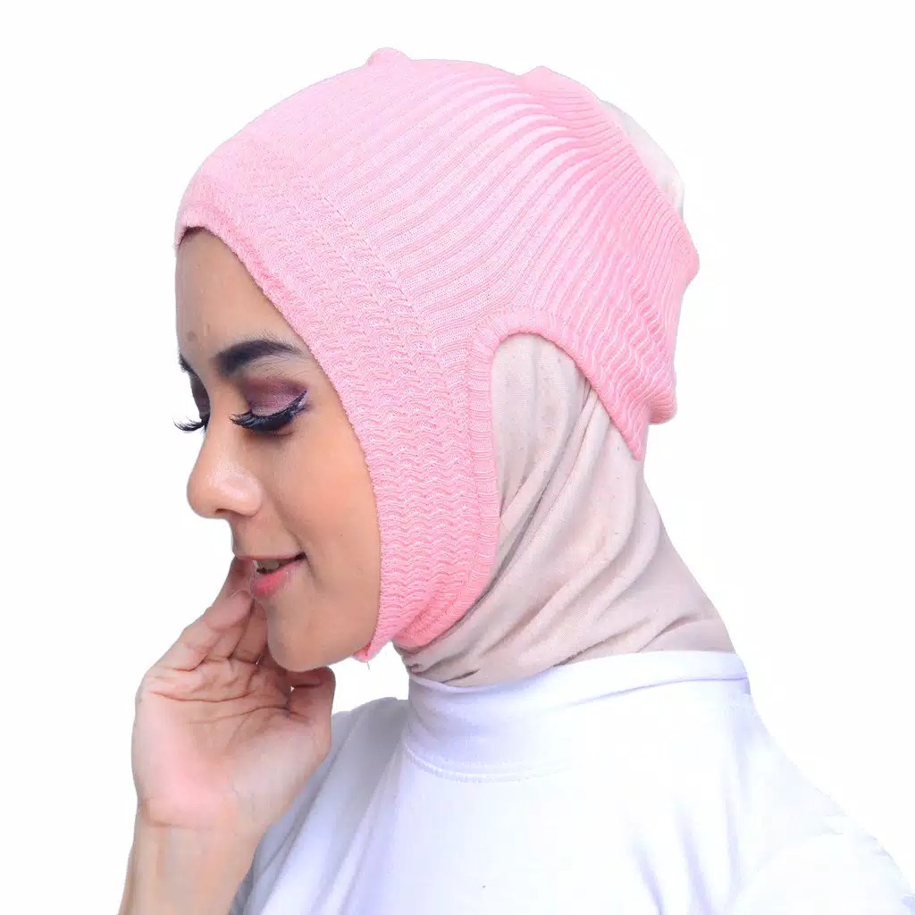 Ciput ninja anti budeg rajut inner hijab anti pusing - Givtha Production Cibud