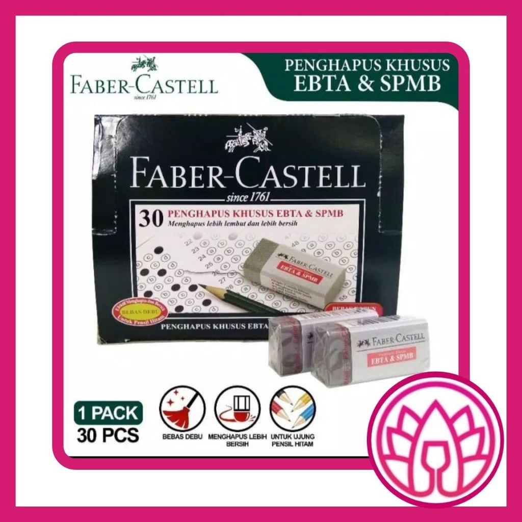 

Satuan Eraser EBTA dan SPMB 30 Faber Castell - 187168