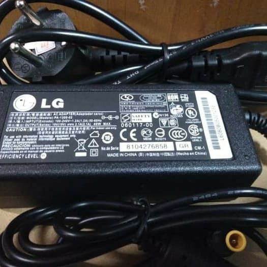 Adaptor Charger Monitor LG TV LED LG Original FREE Kabel Power