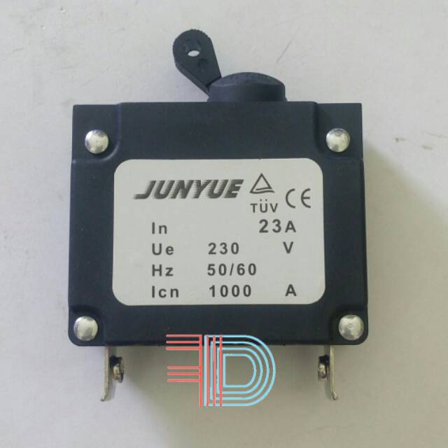 MCB 23A Saklar ON OF MCB GENSET 23A Circuit Breaker GENSET Pemutus Arus Genset Body Kecil 23 Amper