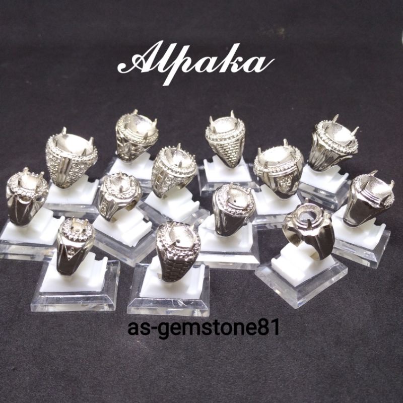 Emban Ring Cincin [alpaka] Cakar Silver