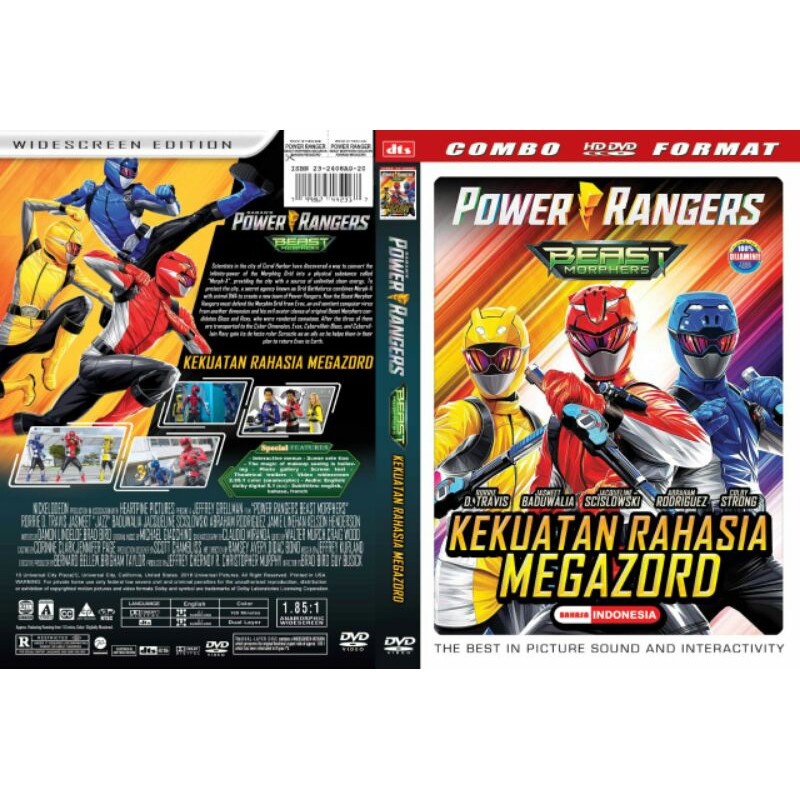 kaset film new power ranger beast kekuatan rahasia megazorro