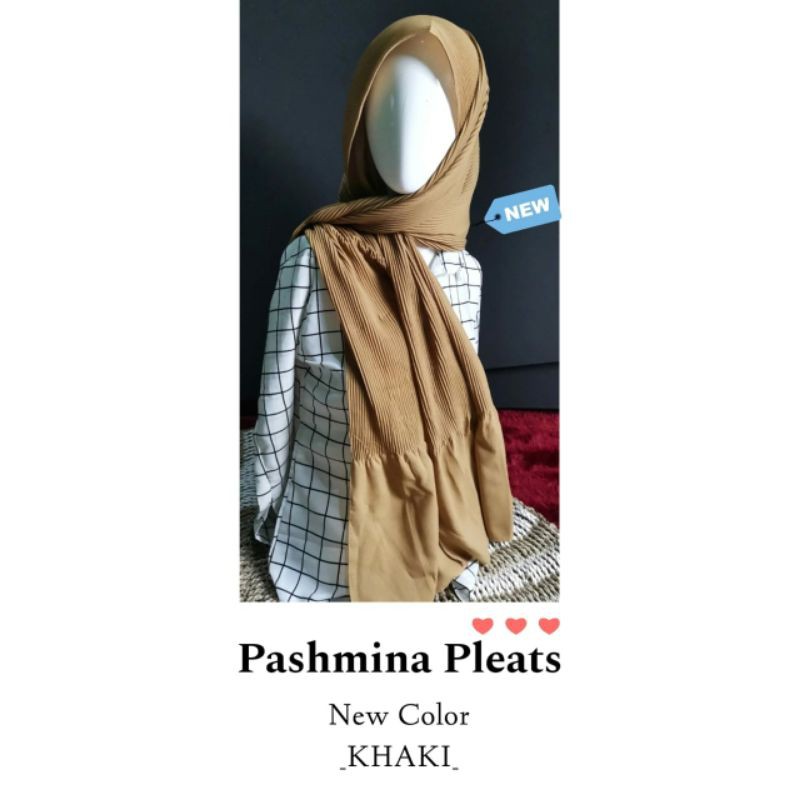 Pashmina Plisket Shawl/Pashmina Plisket Pashmina Diamond crep/Pashmina pleated shawl by izza-7