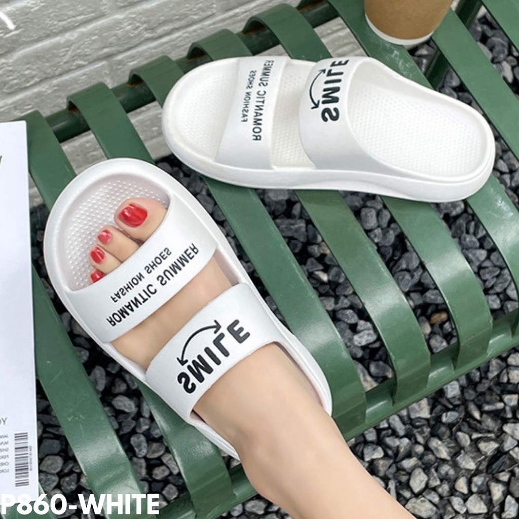 SANDAL SLIDE SANTAI UNISEX IMPORT RUBBER KARET UNIK NYAMAN KEREN KASUAL DAILY ELASTIS ANTI SLIP P860