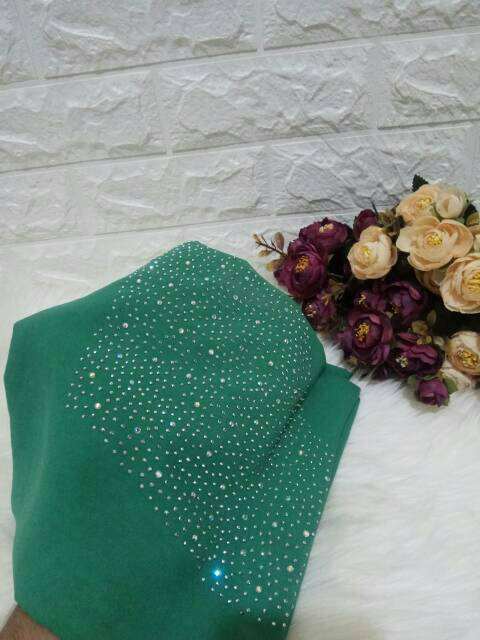 Hijab JILBAB SegiEmpat Bella Pesta Payet Swarosky-5