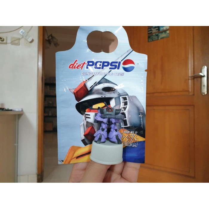 MINI FIGURE GUNDAM PEPSI BOTTLECAP DOM ORI MURAH