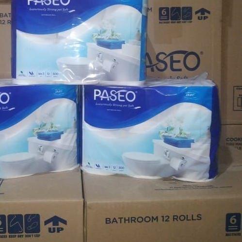 Tissue toilet Paseo 12 rolls 3 ply / tissue bathroom paseo / tissue toilet paseo non embossed 12 rol