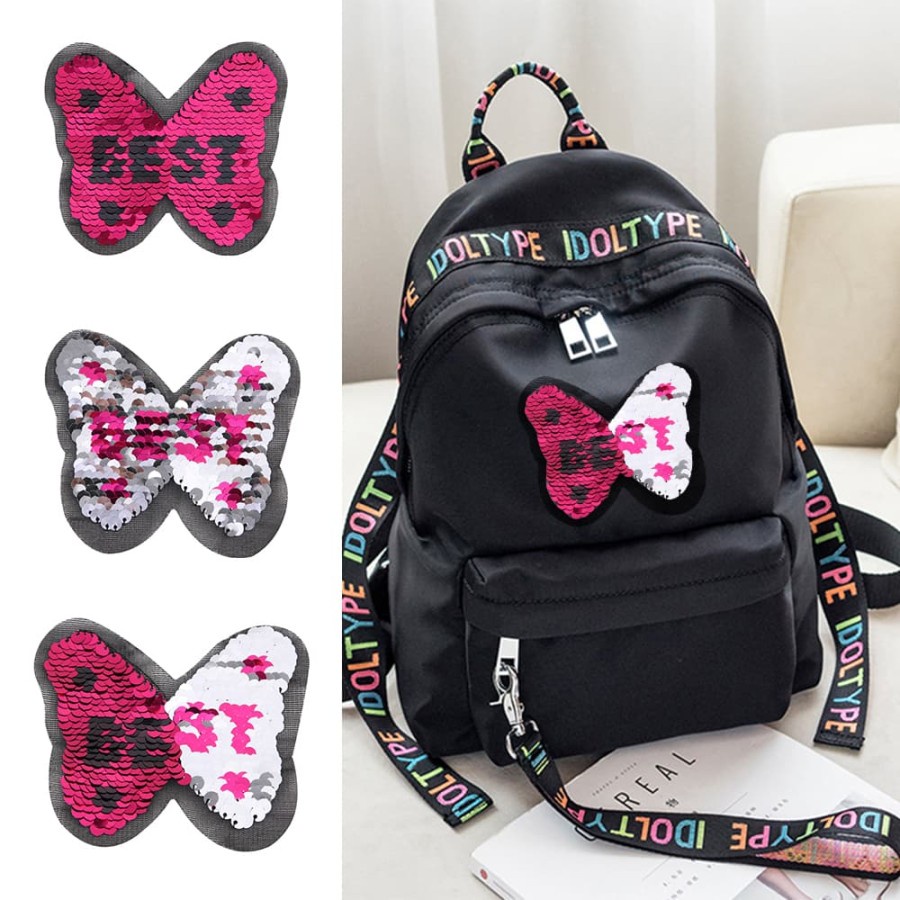 Bowknot Reversible Sequin Patch