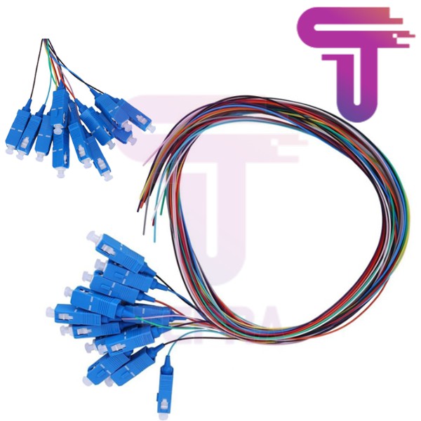 Fiber Optic Pigtail 12 Core SC / UPC 0.9mm Single Mode |12 Core SC/UPC