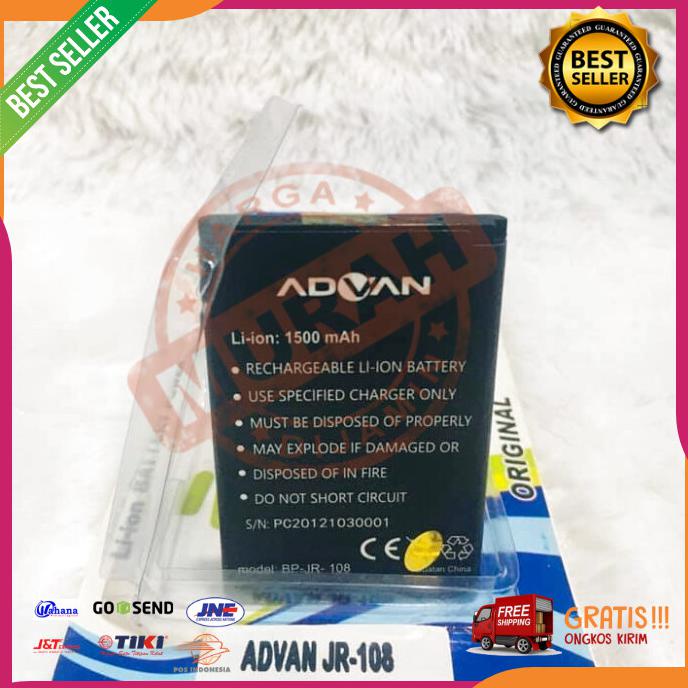 Acc Hp Baterai Modem Advan Jet Hotspot Wifi Jr 108 1500Mah Original