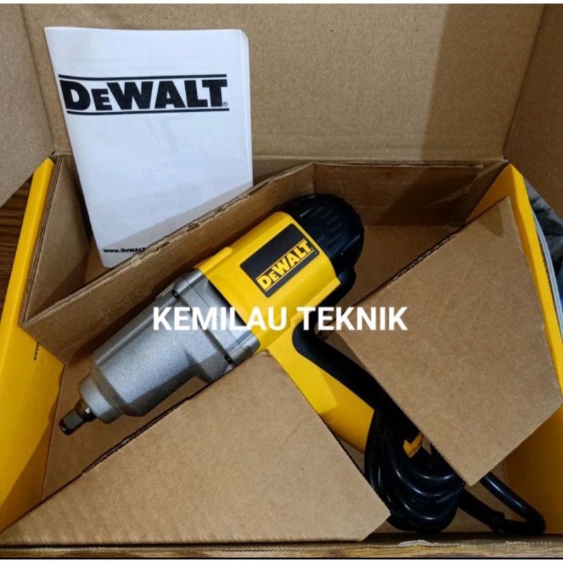 MESIN BOR ELECTRIC IMPACT WRENCH DEWALT 1/2" DW293 HOG RING DW 293 ELEKTRIK PEMBUKA BUKA BAUT LISTRI