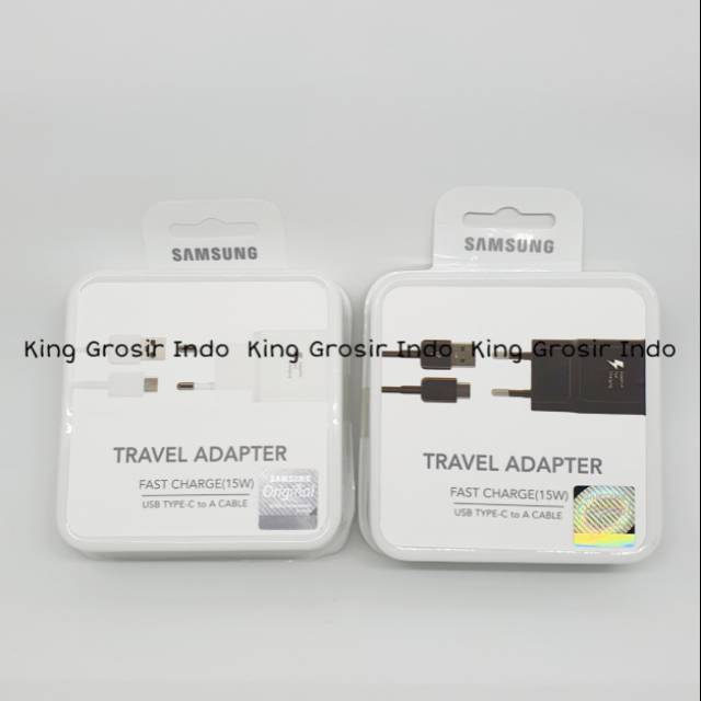 Charger Samsung Original 100% Fast Charging 2A 15W Type C S8 S8+ S9 S9+ S10 S10+ Note8 Note9