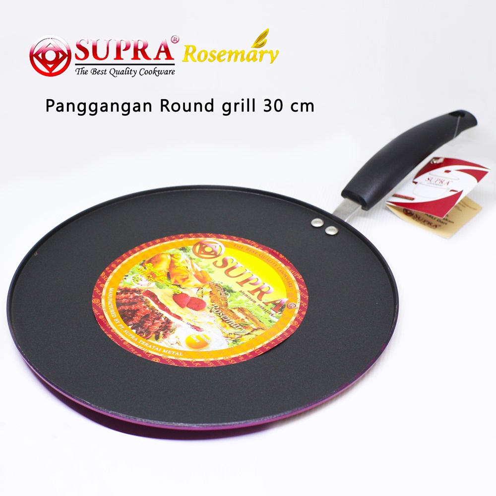 Supra Panggangan Round grill - 30 cm anti lengket