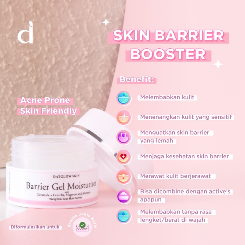 ✨Up Your Look✨ Barrier Gel Moisturizer datglowskin datglow 10gr pelembab