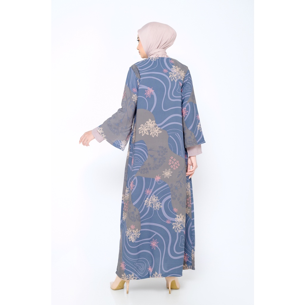 ZM Zaskia Mecca - Luny Navy Gamis - Jelita Indonesia - Edisi Maluku-Size XXL