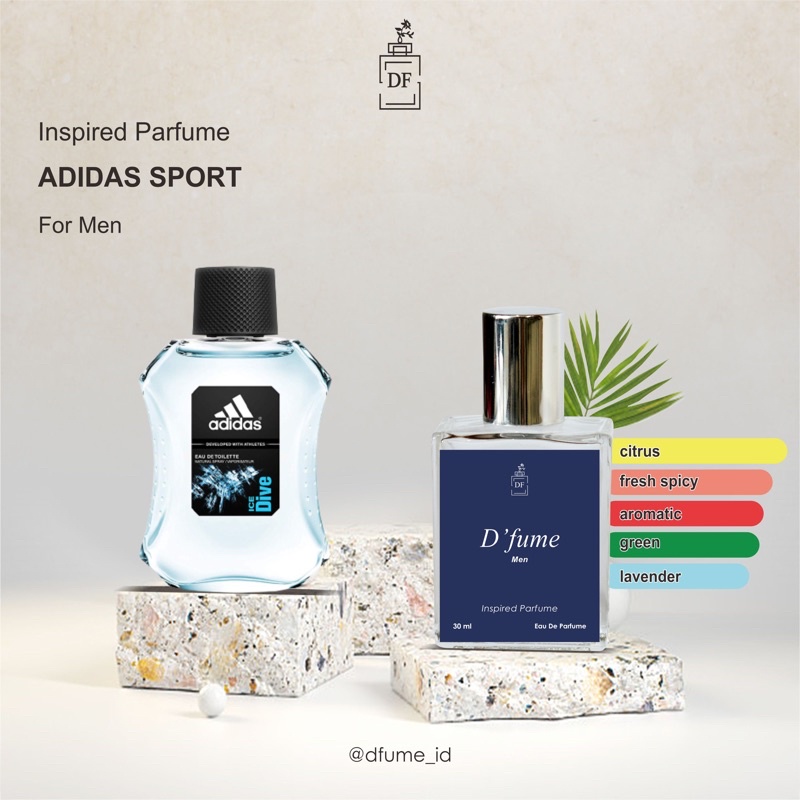 Inspired Parfum Adidas Sport by DFUME Parfume Pria Cowok Minyak Wangi Tahan Lama Farfum Cowo Men Ter