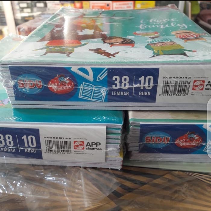 

Murah Buku Tulis Sidu 38 Lembar/Pack Hot Sale