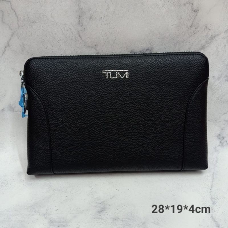 Handbag TUMI / clutch TuMi / tas tangan kulit pria/wanita