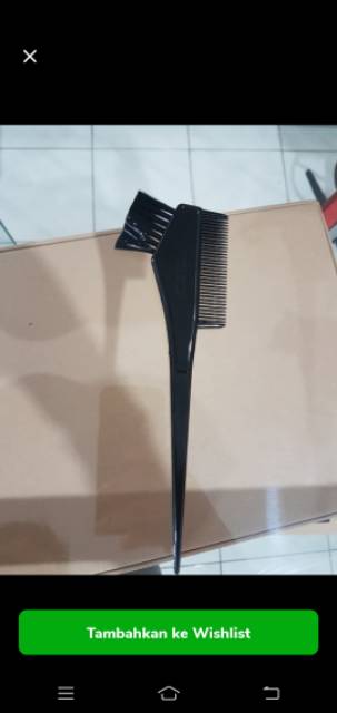 Mangkuk &amp; sisir cat semir rambut / wadah cat pikok / sarung tangan karet