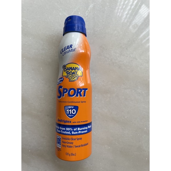 TERMURAH BANANA BOAT Sport Sunscreen Sunblock Spray SPF 110 PA+++