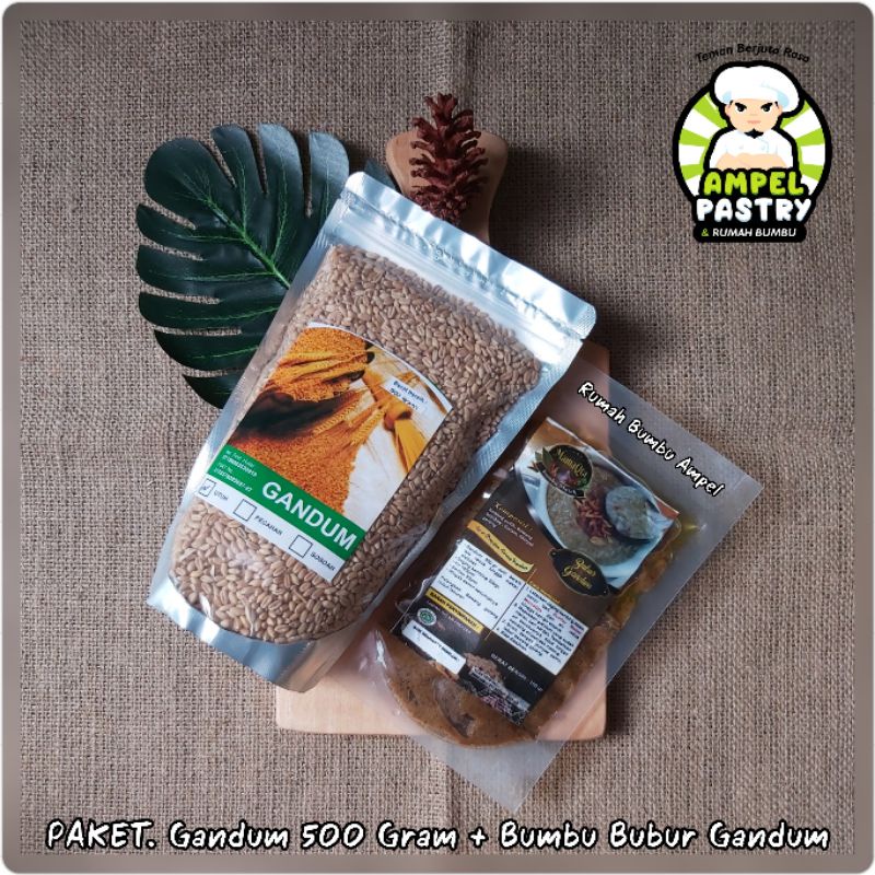 

Paket Gandum + Bumbu Bubur Gandum (Bubur Syurbah)