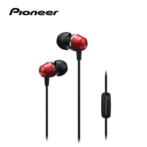 Pioneer SE-QL2T / SE-QL2 T / SE QL2T / QL2 T Deep Bass Earset Red