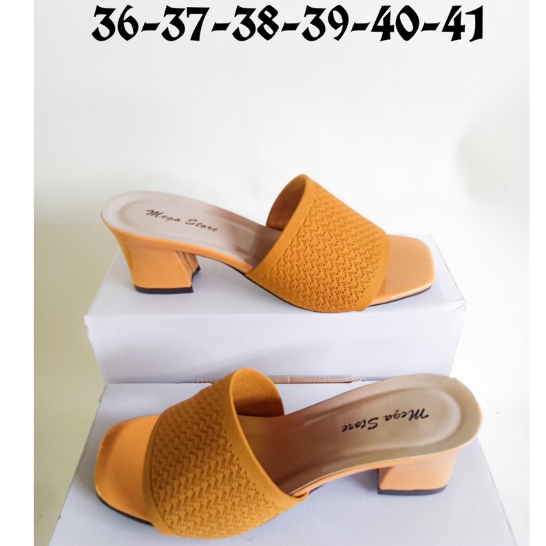 Sandal Wanita Chunky Heels Sendal Murah Sandal Pesta Hak 5 Cm M 1