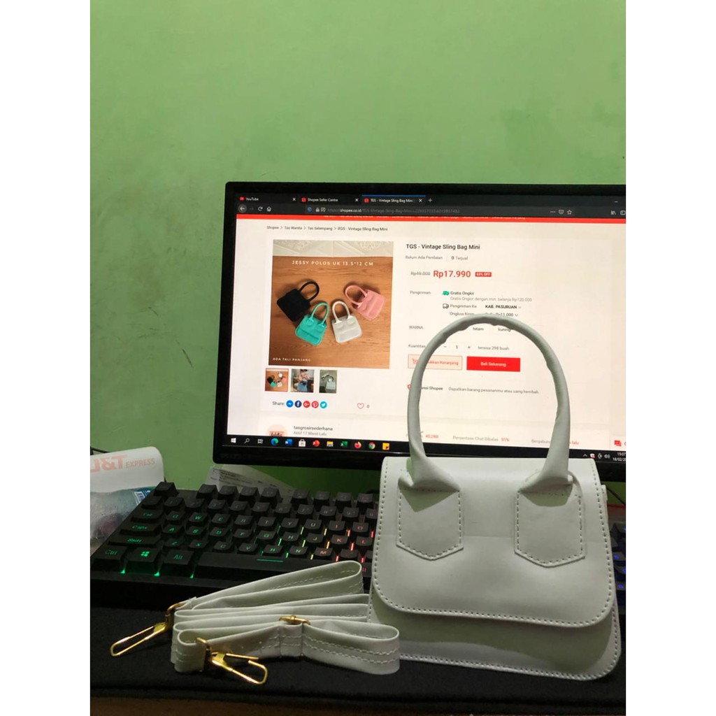 TSK - Vintage Sling Bag Mini / Tas Selempag Wanita / Tas Tenteng Wanita