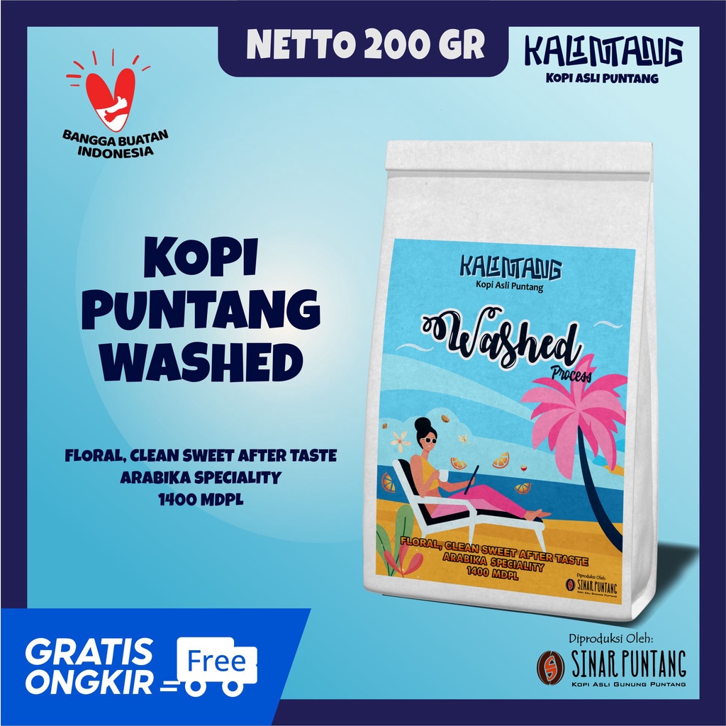 

KOPI PUNTANG ARABIKA FULL WASHED (200 gr) SPECIALITY COFFEE