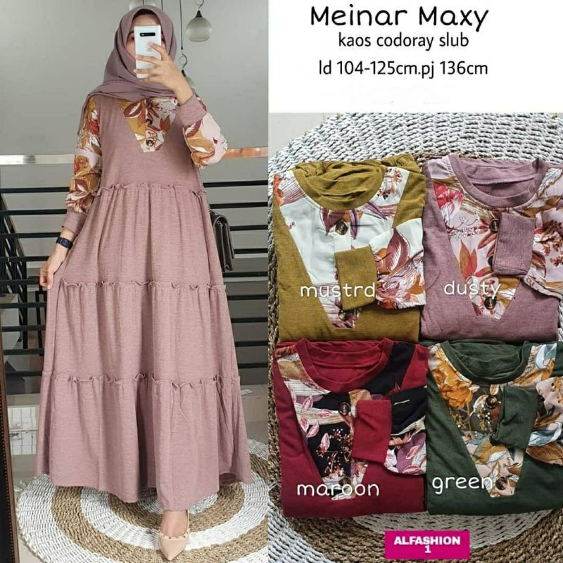 Meinar Maxy, maxi dress, dress muslim, gamis, gamis cantik, gamis modis, gamis wanita,fashion, ootd