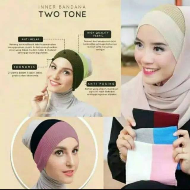 TERLARIS COD Bandana ciput 2 warna Termurah Best Seller