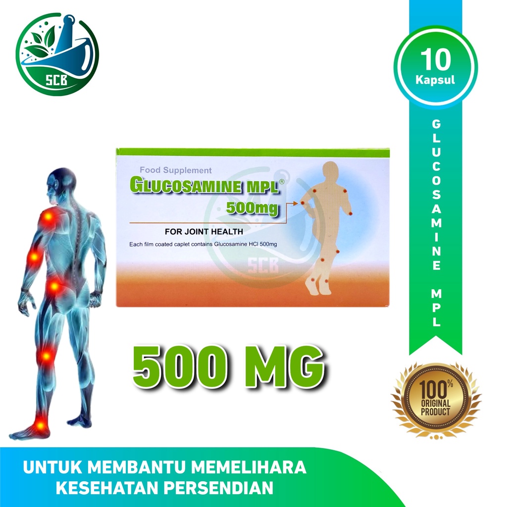 Glucosamine MPL 500mg 10 Kaplet – Obat Sendi Tulang
