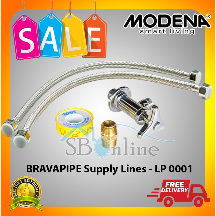 BRAVAPIPE Supply Lines Aksesoris Untuk Semua Water Heater - LP 0001