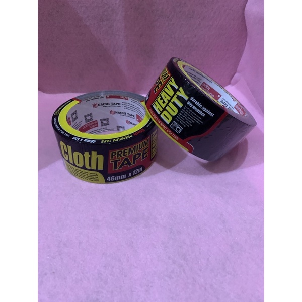 

Isolasi / lakban kain hitam NACHI 46mm x 12m / cloth tape