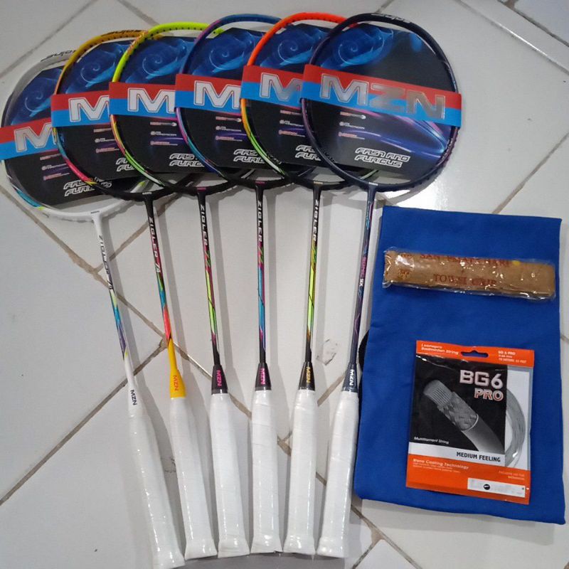Raket badminton MZN Zigler 72,74,sonic 9X