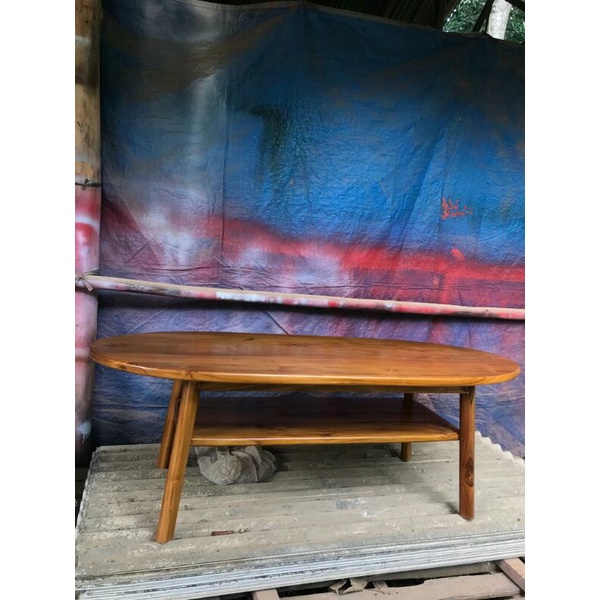 Jual MEJA TAMU COFFEE TABLE KAYU JATI Shopee Indonesia