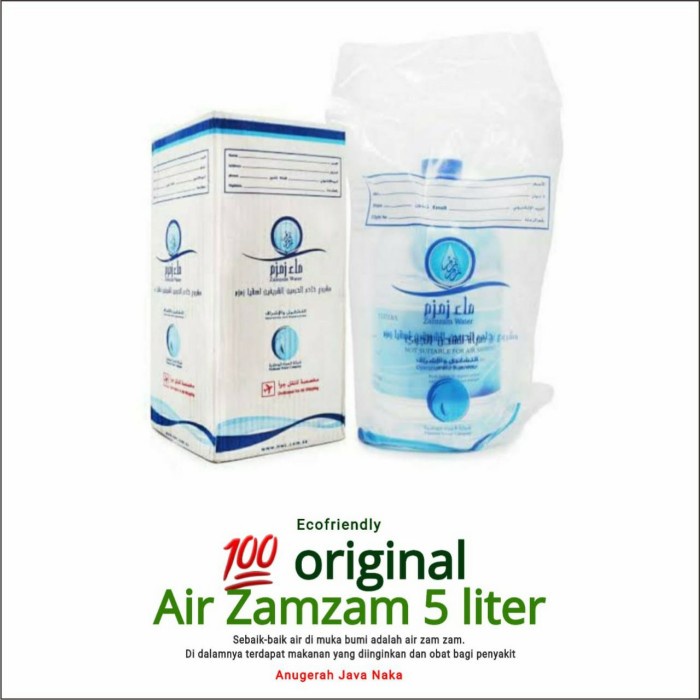 

COD air zam zam 5 liter asli original