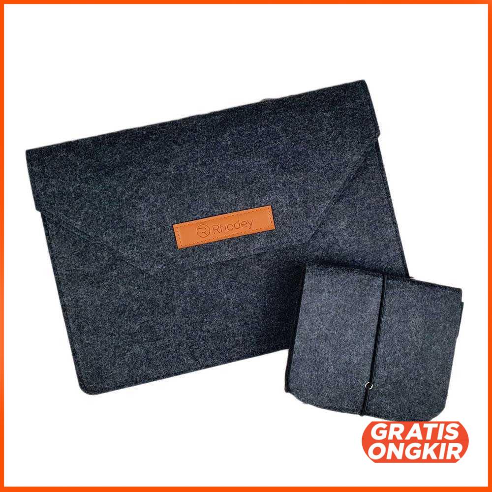 Rhodey Sleeve Case Laptop Macbook with Pouch AK15 13 inch